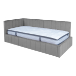 Voodi JASPER 90x200cm madratsiga HARMONY DUO, hall