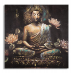 Seinamaal BUDDHA 100x100x3cm, mitmev&auml;rviline