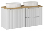Komplekt NOVA WHITE 120 cm koos valamutega