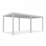 Pergola GUTROOF ELEGANCE elektriline LED 3x6m, valge