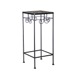 Lillepostament MOSAIC 25x25xH60cm, pruun-hall