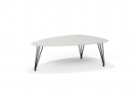 Diivanilaud SWITCH-TRIO 130x70 cm, valge marmor