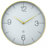Seinakell FINESSE 30,5 cm, kuldne/hall