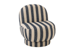 Tugitool STRIPED, sinine/valge