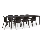 Aiam&ouml;&ouml;bli komplekt TIBERINA BISTROIT/TEVERE 8-kohaline, antratsiit