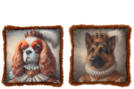 Dekoratiivpadi CROWN 2tk, pruun