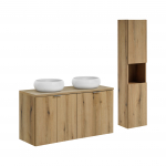 M&ouml;&ouml;blikomplekt NOA 120 cm + WIKI 2tk, Coast Evoke tamm