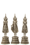 Dekoratsioon BUDDHA seisvad 3-komplekt, h&otilde;be