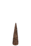 Dekoratsioon CONE SEQUINS keskmine, tumepruun