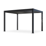 Pergola GUTROOF DELUXE PRO elektriline LED 3x4m, antratsiit