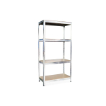 Metallriiul FOCUS 150x70x30 cm 2tk, hall/naturaalne