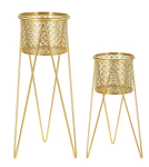 Lillepotihoidja NAT 2tk komplekt, kuldne