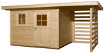 Aiamaja WEKA 170 (430 x 280 x 226 cm), looduslik