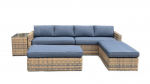 Lounge komplekt HARTFORD, tumehall