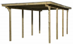 Puidust aiapaviljon WEKA 606 3x6 m, looduslik