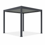 Pergola GUTROOF ELEGANCE elektriline LED 3x3, antratsiit/helehall