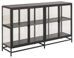 Vitriinkapp SEAFORD 152,4x35x86,4 cm, must