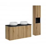 M&ouml;&ouml;blikomplekt NOVA 120 cm + WIKI 2tk, Coast Evoke tamm
