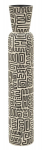 Vaas NAIROBI &Oslash; 16x86 cm, valge/must