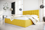 Pesukastiga voodi LOFT 180x200, kollane