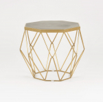 Abilaud GLAMOUR, kuldne/hall