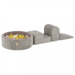 M&auml;nguala 3 elementi + pallimeri 90x30 +200 palli, beež