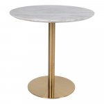 S&ouml;&ouml;gilaud BOLZANO &oslash;90 cm, valge/messing