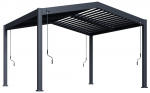 Pergola ROJA APEX 4x3,6 m, antratsiit