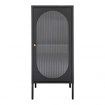 Vitriinkapp ADELAIDE 50x35x110 cm, must