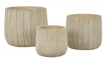 Vaas FLAKE 3-osaline komplekt, kreem