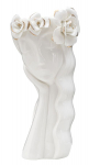Vaas WOMAN 14,8x29x13cm, valge/kuldne