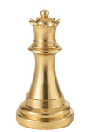 Dekoratsioon QUEEN malend, kuld