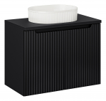 Komplekt NOVA BLACK 80 cm + BEYOND valamu, must