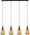 Rippvalgusti 4-lambiline merevaiguklaas