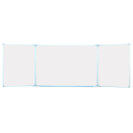 Tahvel Jevor 3-osaline 3000x1000mm, valge