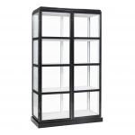 Vitriinkapp DISPLAY must/valge