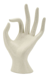 Skulptuur OK STONS 14x10x24cm, kreem