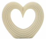 Dekoratiivne kuju LOVVY 21x6x19 cm, valge