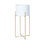 Lillepostament DEIA WHITE L, valge