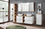Vannitoakapp CAPRI WHITE 20 cm 1 uksega, l&auml;ikiv valge