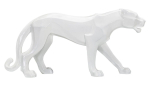 Dekoratiivne kuju PANTHER 70x18x32,5 cm, valge