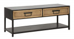 TV-alus HANOI 95x38x38 cm, must/naturaalne