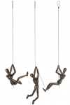 Dekoratsioon HANGING 3tk komplekt, pruun