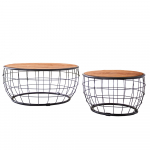 Diivanilaud MACE &Oslash; 77/52 cm, pruun