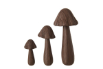 Dekoratiivkaunistus MUSHROOM 3Ttk, pruun