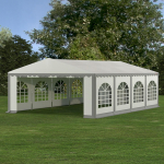 Peotelk PVC 5&times;8 m, valge/hall