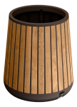 Lillepott DECO, naturaalne