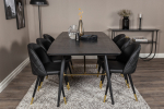 S&ouml;&ouml;gitoa komplekt GOLD&VELVET laud ja 6 tooli