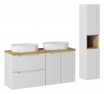 M&ouml;&ouml;blikomplekt NOVA WHITE 120 cm