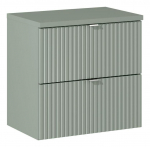 Komplekt LINE REED GREEN 60 cm lauaplaadiga, pilliroo roheline